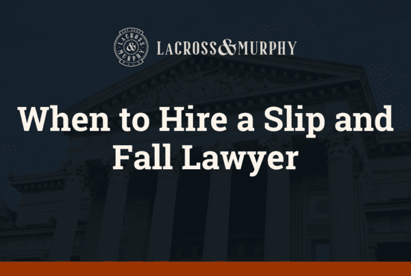 When to Hire a Slip and Fall Lawyer