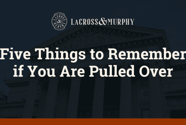 Five Things to Remember if You Are Pulled Over
