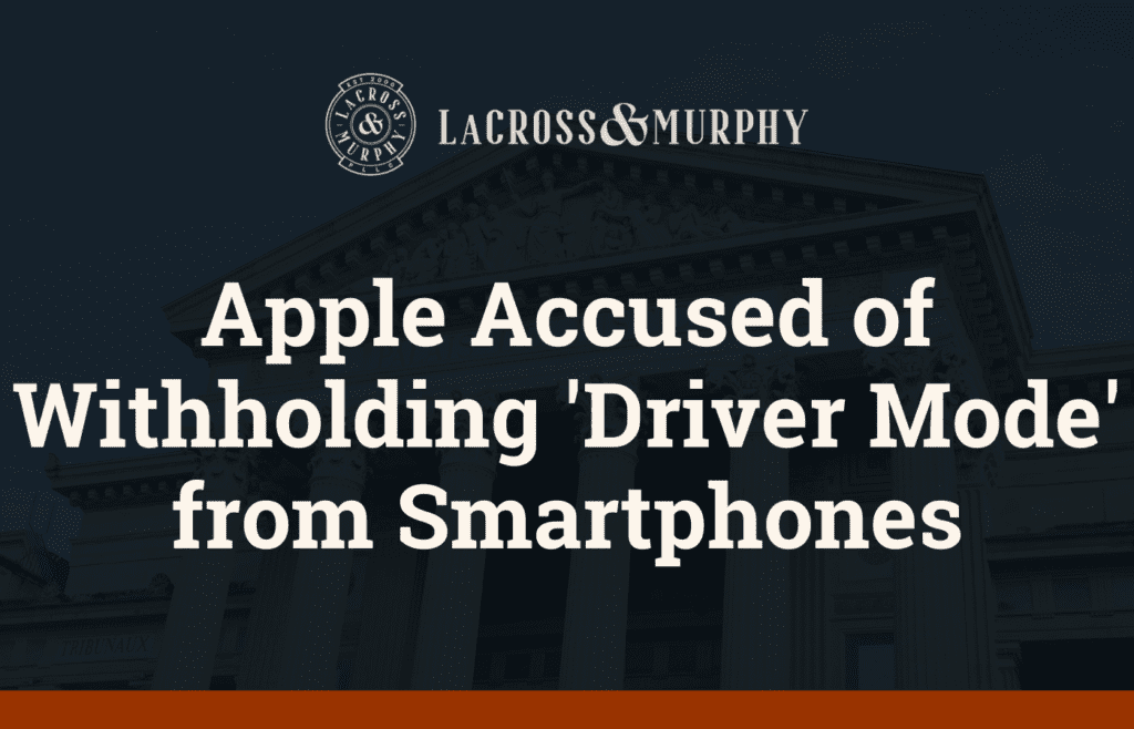 Apple Accused of Withholding 'Driver Mode' from Smartphones