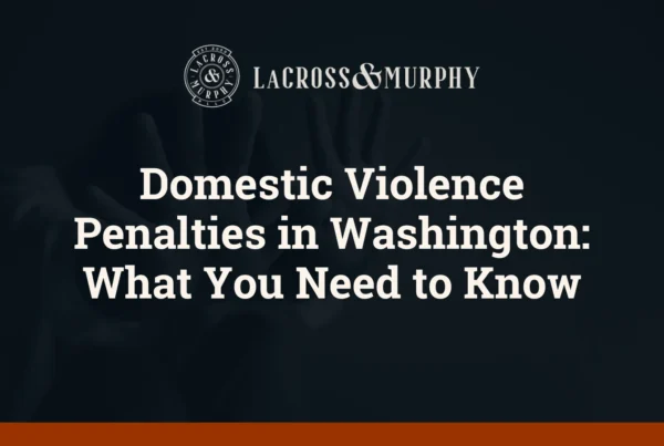 Domestic Violence Penalties in Washington What You Need to Know